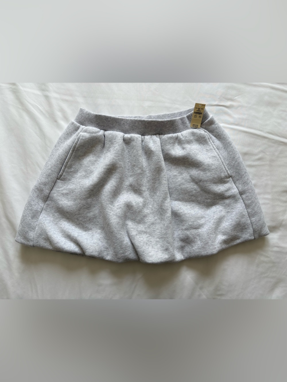 NWT OFFLINE by Aerie Heather Gray Fleece Skort Built-In Shorts Size Small